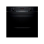 תנור בנוי פירוליטי זכוכית שחורה בוש BOSCH HRA574BBO